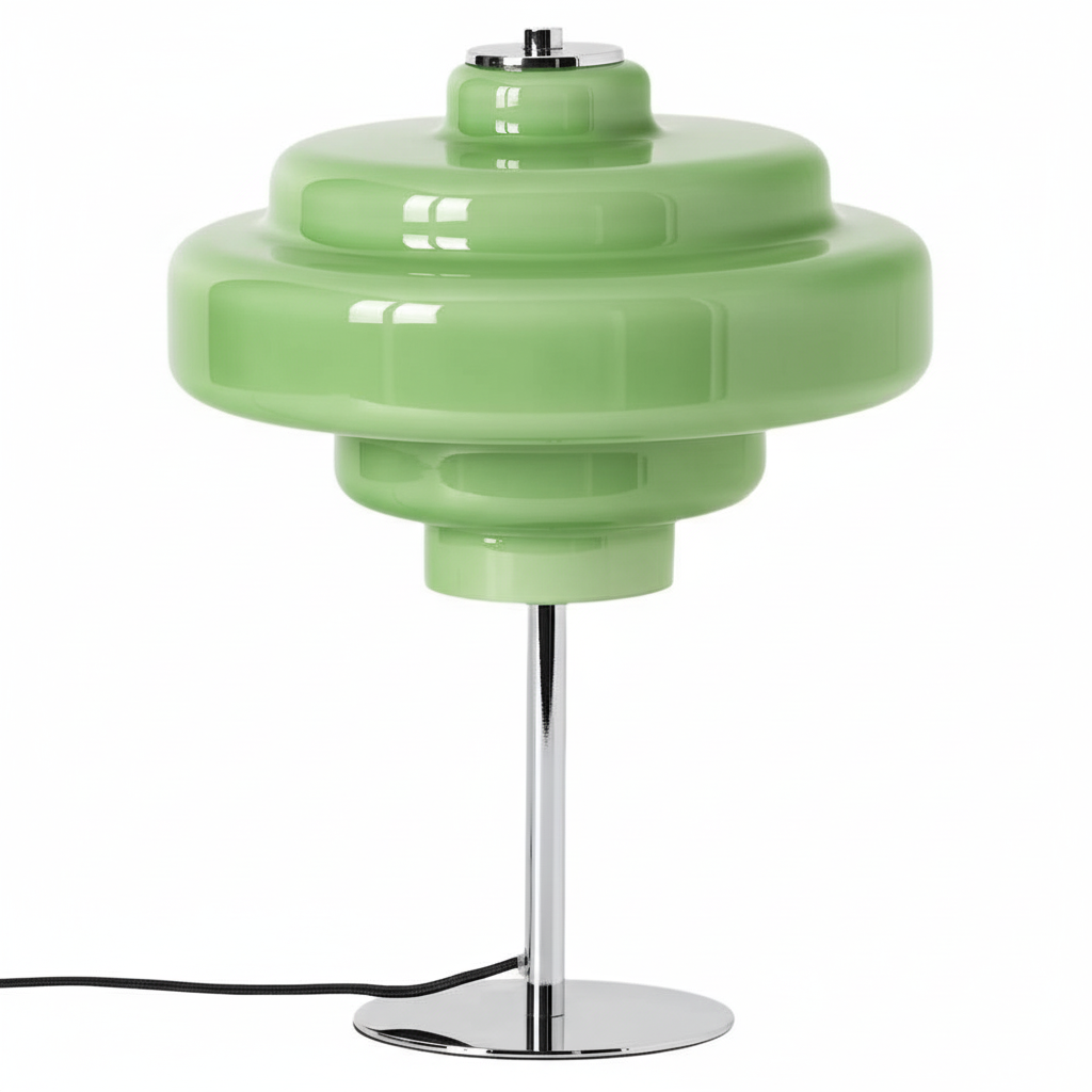 Stylish Orange Glass Table Lamp with Unique Macaron Design | Modern Lighting for Home Decor 12