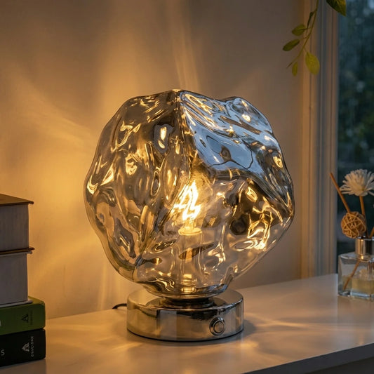 Organic Lava Glass Table Lamp