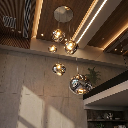 Irregular Cluster Pendant Light