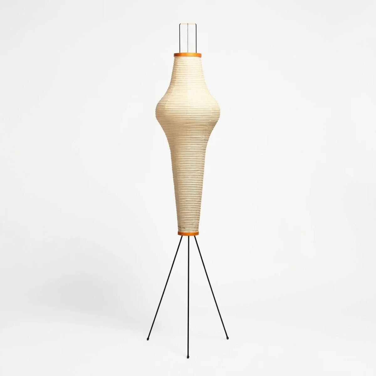 Sculptural Minimalist Washi Floor Lamp