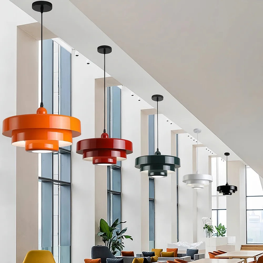 Coloured Bauhaus Glass Lighting