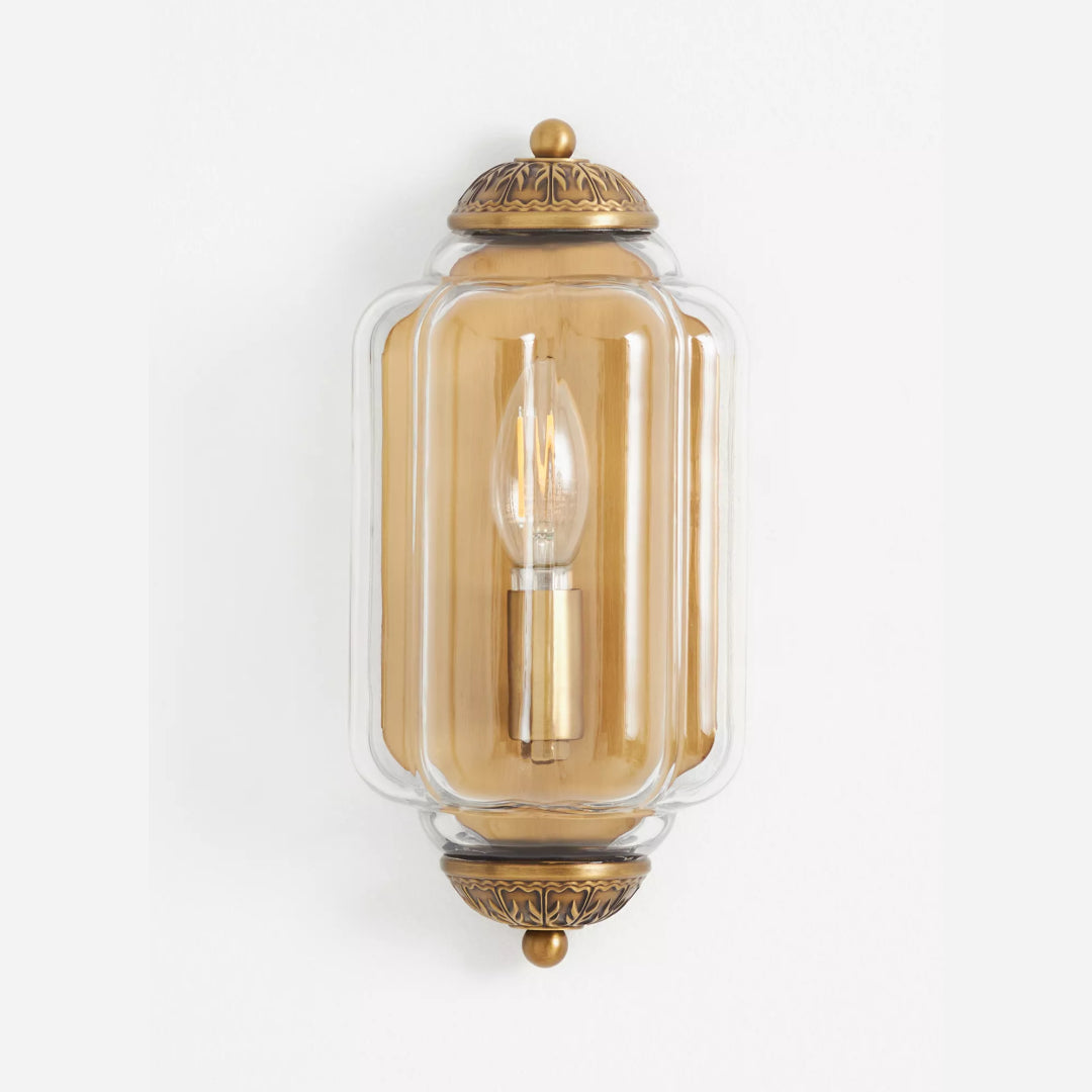 Vintage Antique Milk Glass Flush Wall Light