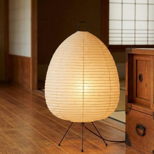 Classic Japandi Rice Paper Floor Lamp