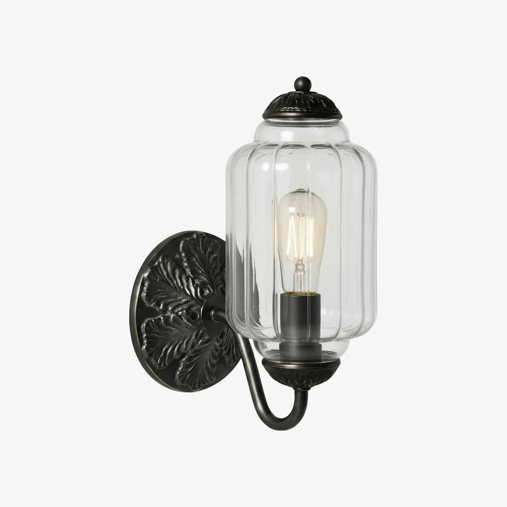 Vintage Milk Glass Wall Light