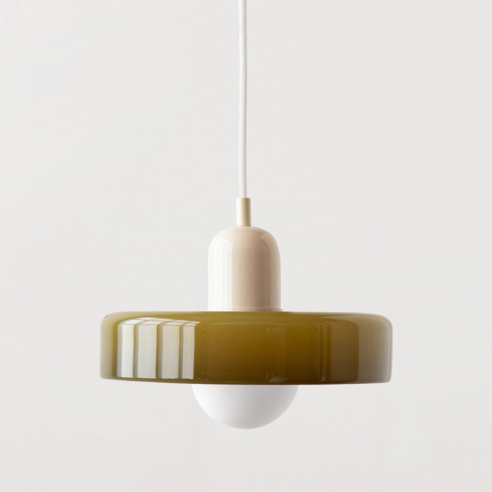 Artistic | Glass Pendant Light with Adjustable Height & Bauhaus Design | Modern Lighting for Stylish Home Decor 10