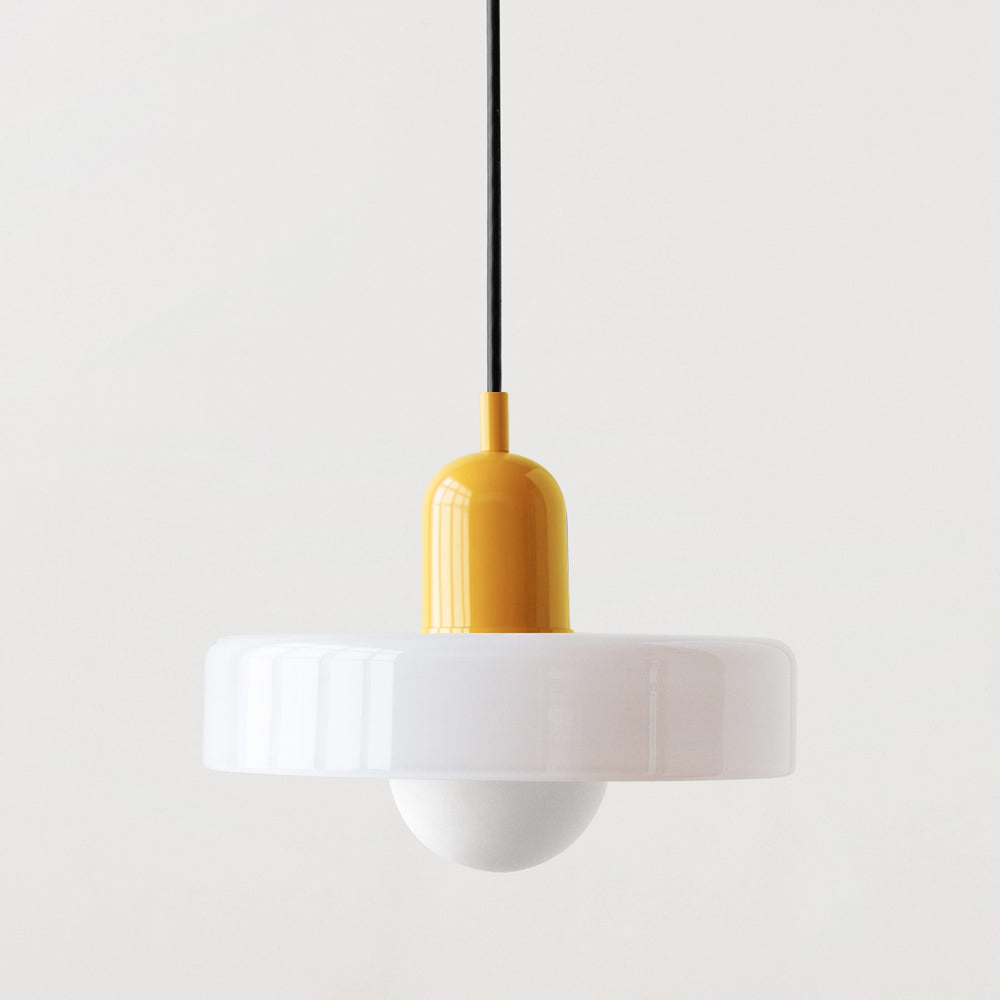 Artistic | Glass Pendant Light with Adjustable Height & Bauhaus Design | Modern Lighting for Stylish Home Decor 15