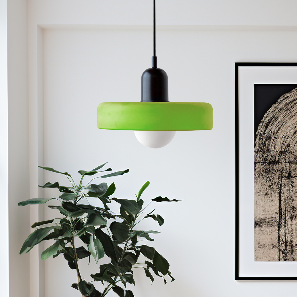 Artistic | Glass Pendant Light with Adjustable Height & Bauhaus Design | Modern Lighting for Stylish Home Decor 23
