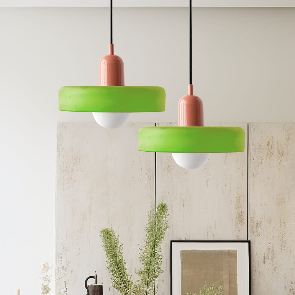 Artistic | Glass Pendant Light with Adjustable Height & Bauhaus Design | Modern Lighting for Stylish Home Decor 30