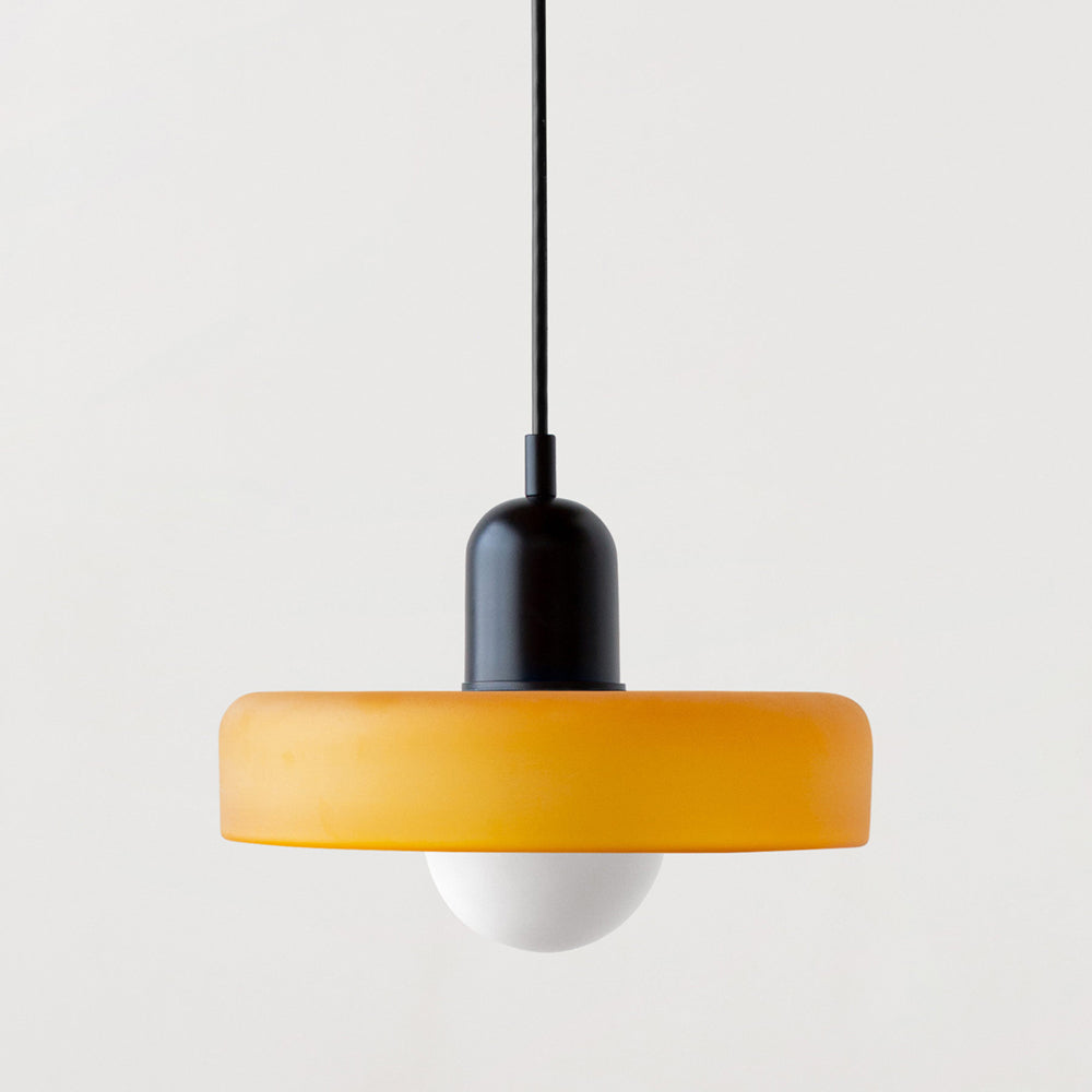 Artistic | Glass Pendant Light with Adjustable Height & Bauhaus Design | Modern Lighting for Stylish Home Decor 9