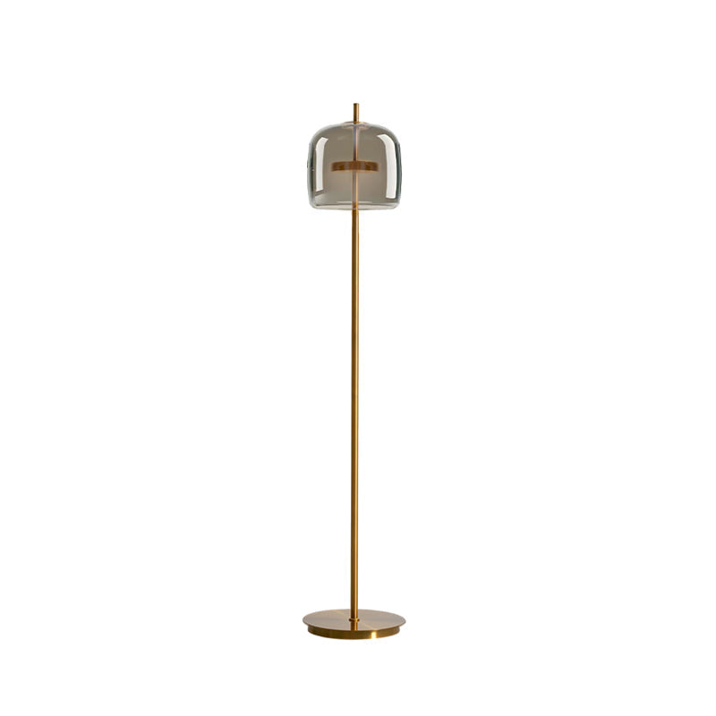 AureliaGlass | Elegant Gold Vintage Standing Floor Lamp for Living Room 10