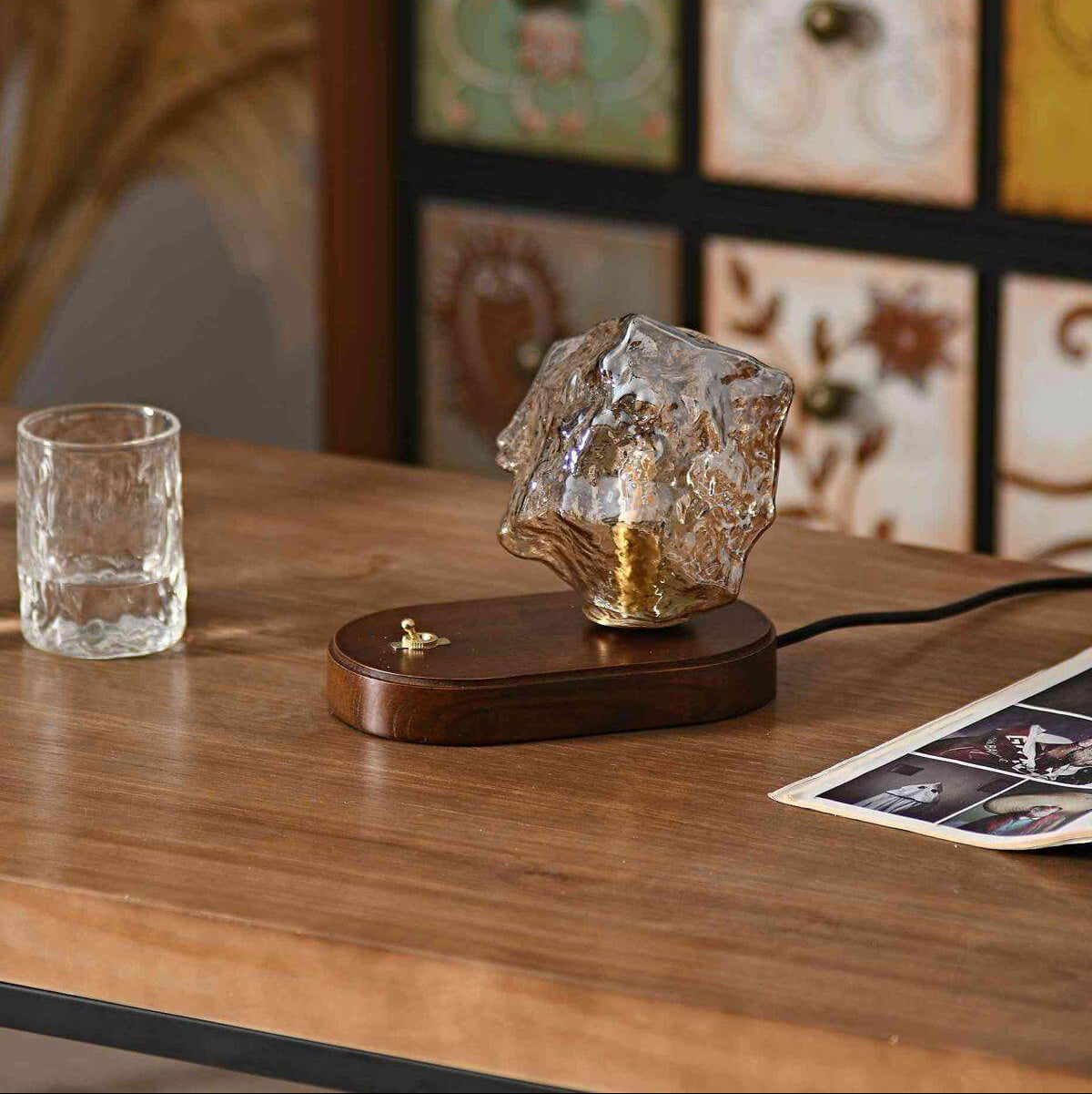 Organic Glass Table Lamp