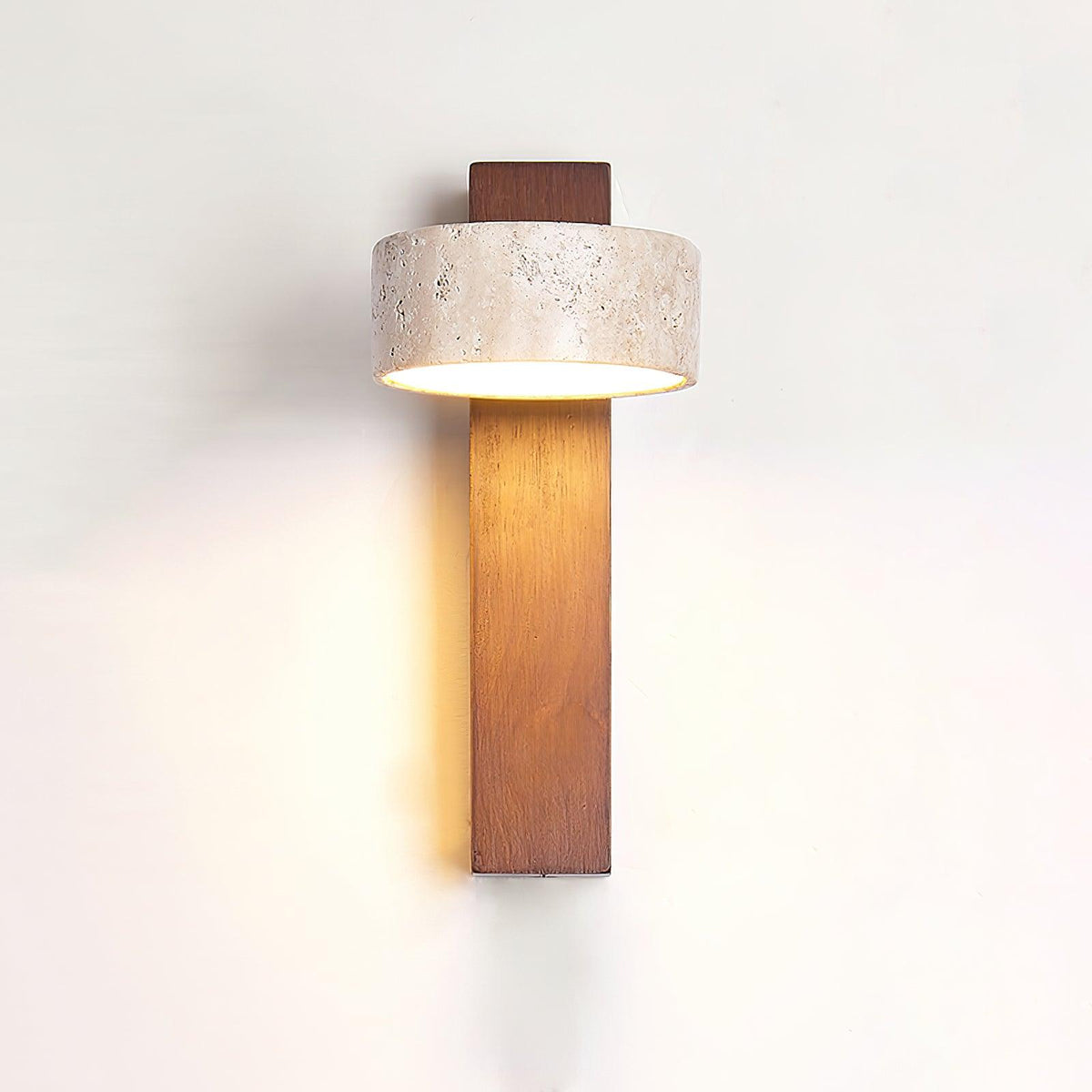 Jovan Collection | Wall Lamp with Yellow Travertine Shade | Elegant Design for Cozy Indoor Lighting 0