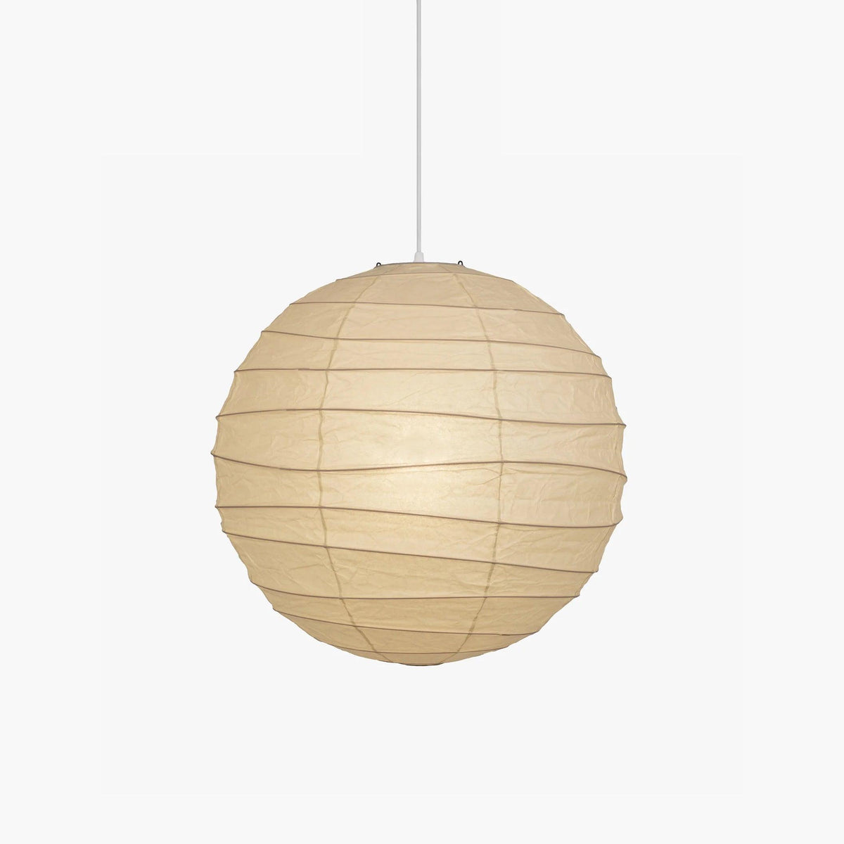 Luna | Pendant Light with Japanese Paper Globe & Adjustable Height | Ideal Kitchen Pendant Lighting for Cozy Spaces 9
