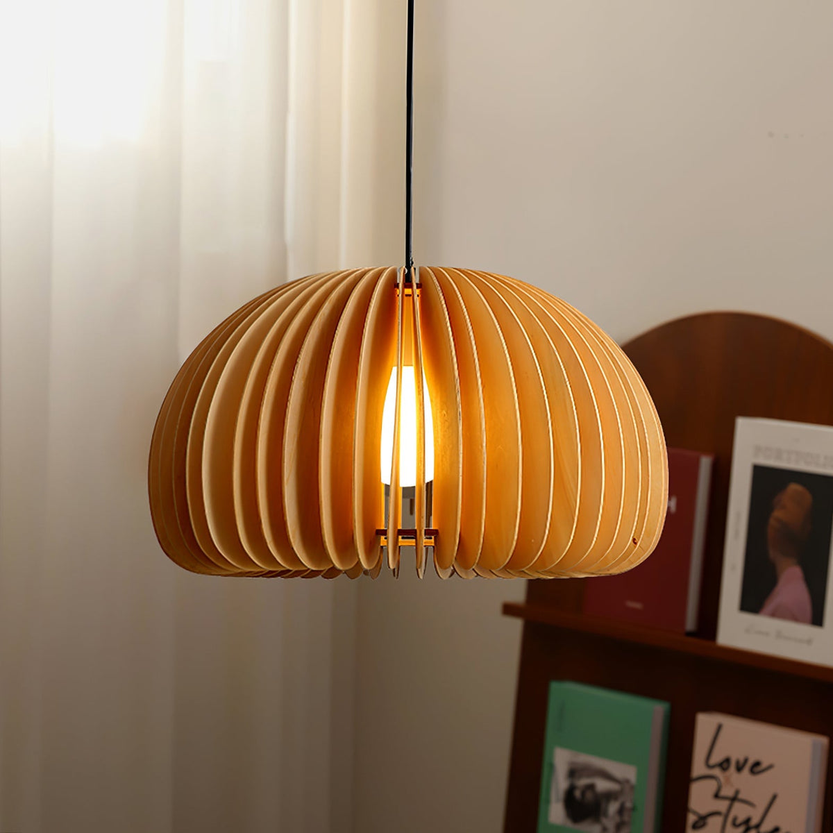 Naturalis | Charming Rustic Wooden Kitchen Pendant Lighting Fixture 2
