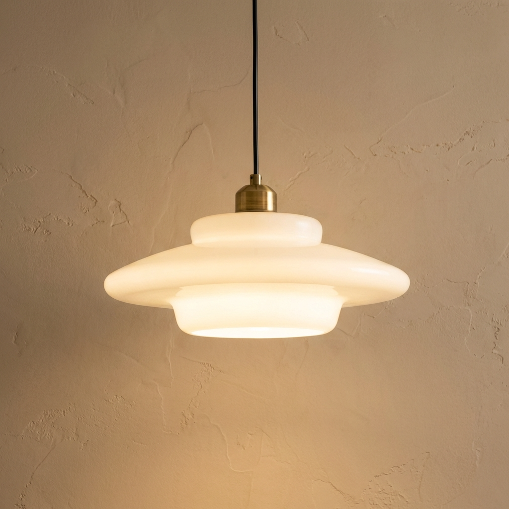 NordicAura | Elegant Adjustable Glass Pendant Ceiling Light Fixture 2