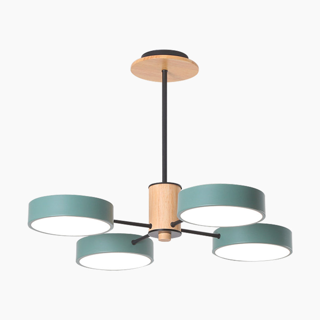Nordic Style | Modern Chandelier Light with Geometric Acrylic Shade | Elegant Design for Dining Room and Living Spaces 10