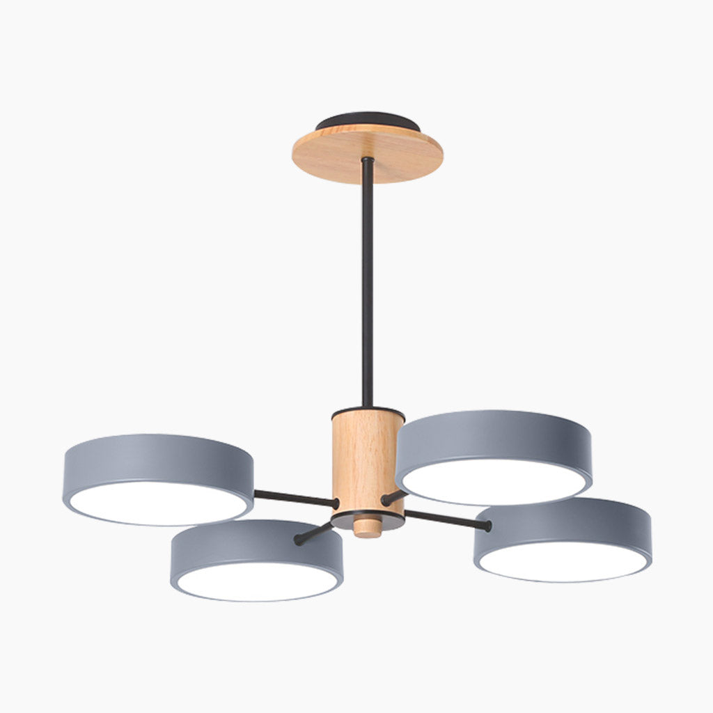 Nordic Style | Modern Chandelier Light with Geometric Acrylic Shade | Elegant Design for Dining Room and Living Spaces 7