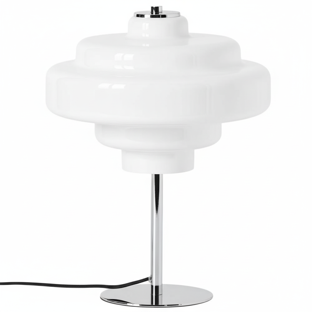 Stylish Orange Glass Table Lamp with Unique Macaron Design | Modern Lighting for Home Decor 10