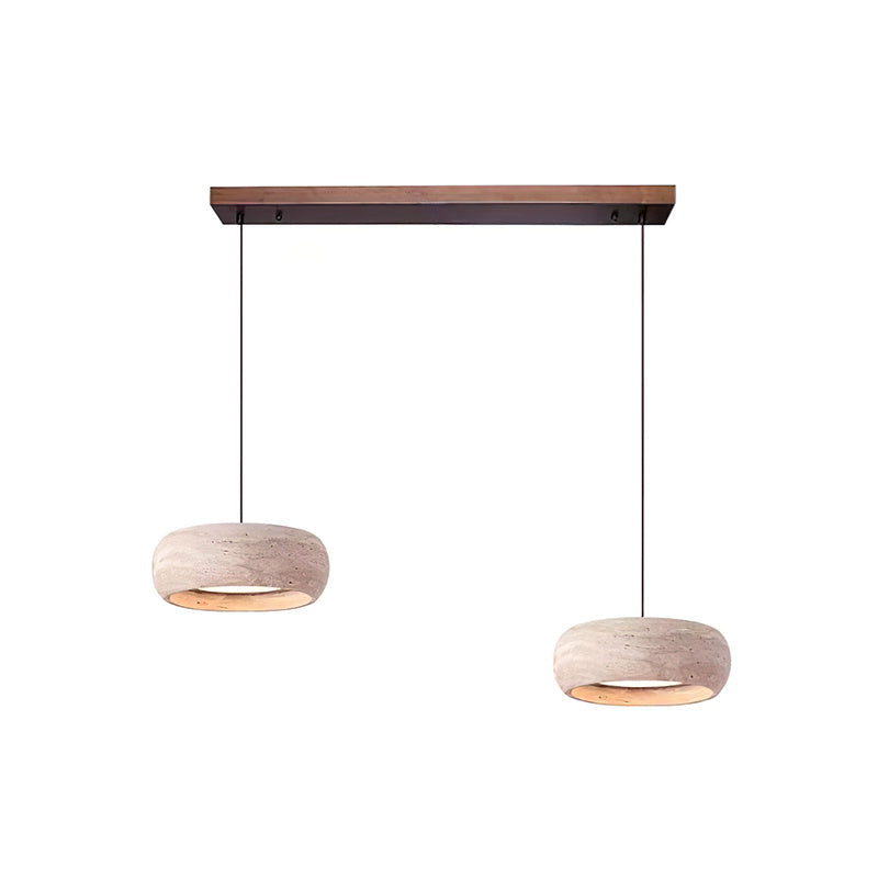 Tova | Pendant Light with Natural Travertine Design & Ambient Glow | Stylish Kitchen Pendant Lighting for Cozy Spaces 10