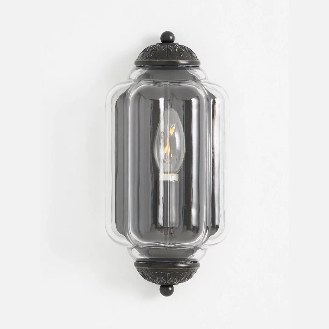Vintage Antique Milk Glass Flush Wall Light