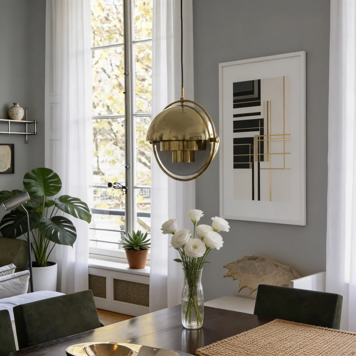 Danish Modern Directional Pendant Lighting