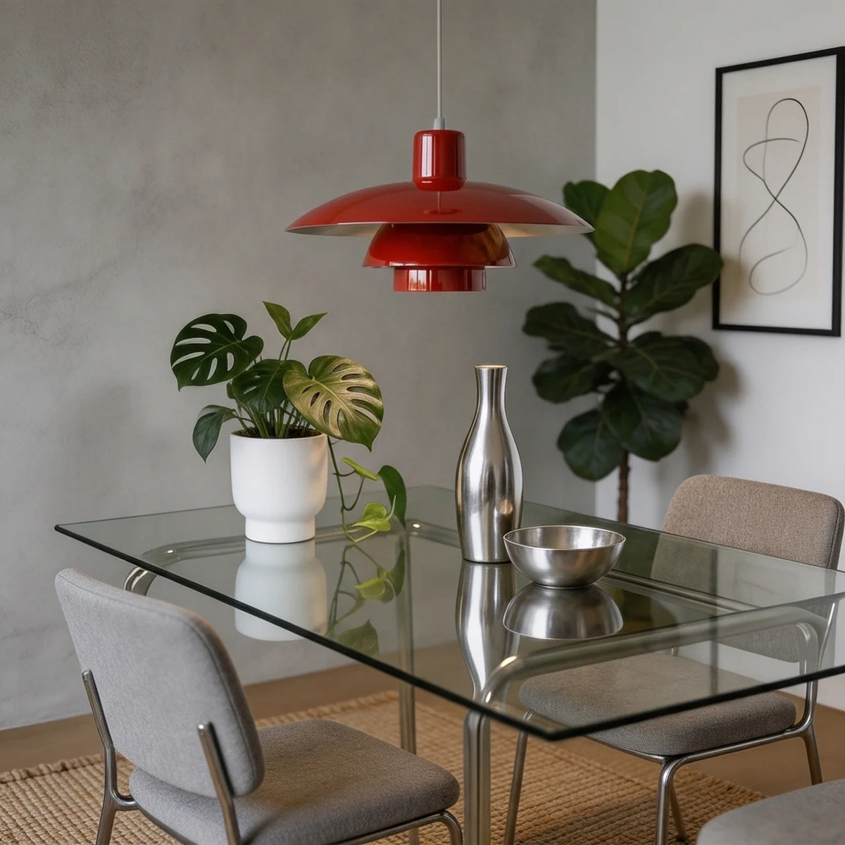 Danish Modern Minimal Chandelier Lighting