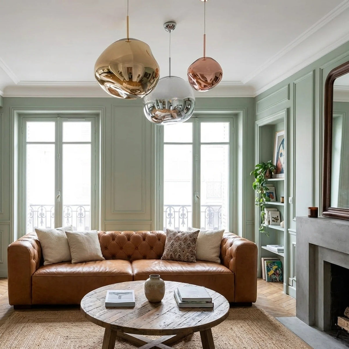 Sculptural Organic Form Pendant Light