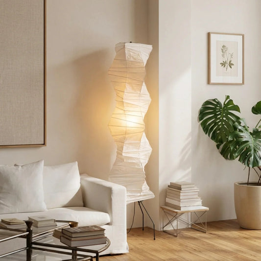 Sculptural Layered Floor Lamp