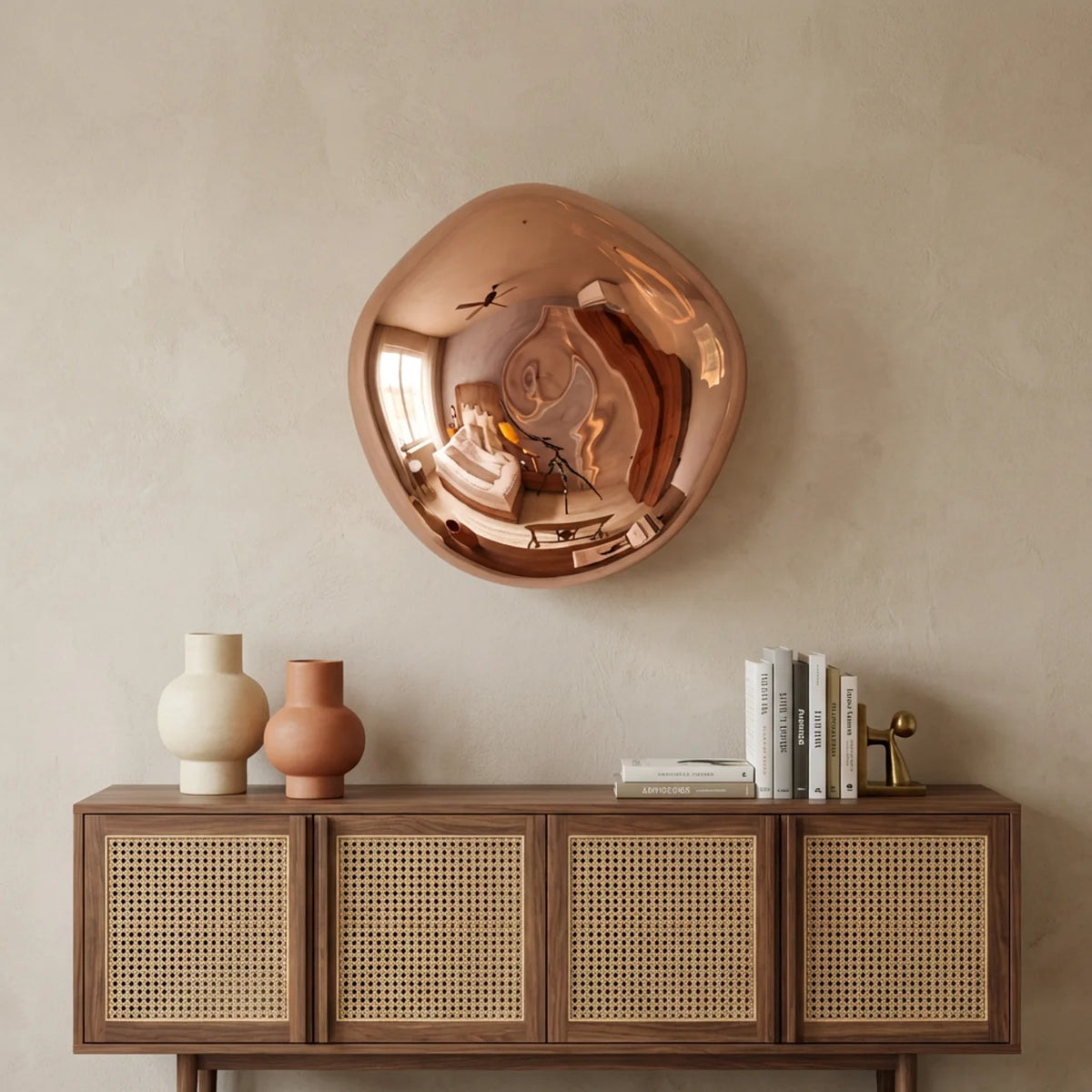 Molten Metallic Glass Effect Wall Light