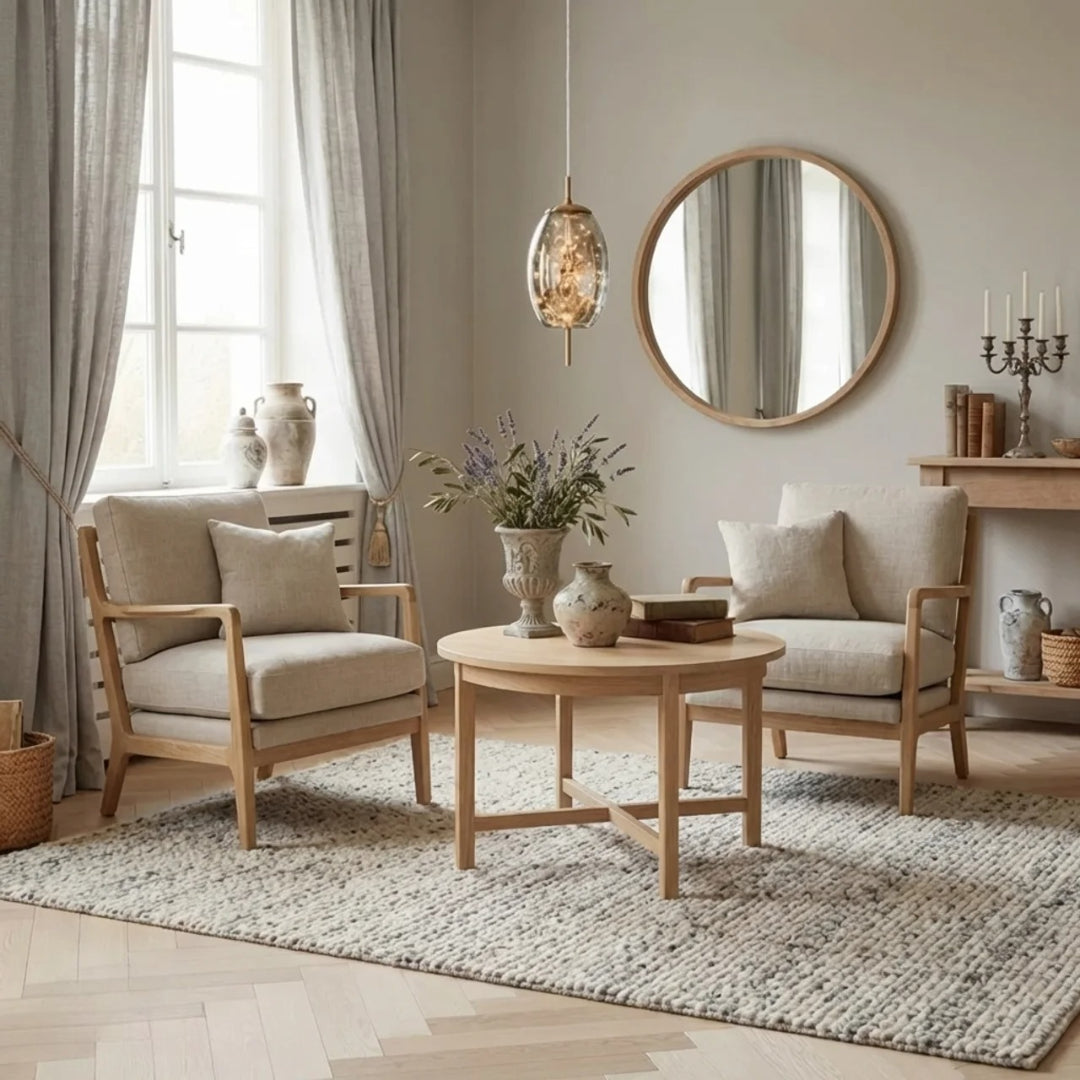 Glass Cylinder and Oval Pendant Light