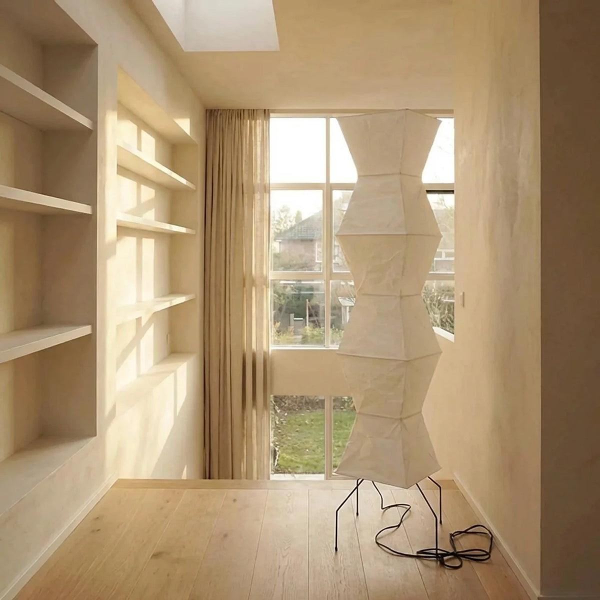 Sculptural Layered Floor Lamp