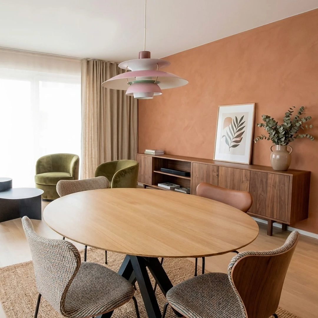 Danish Modern Layered Pendant Lighting