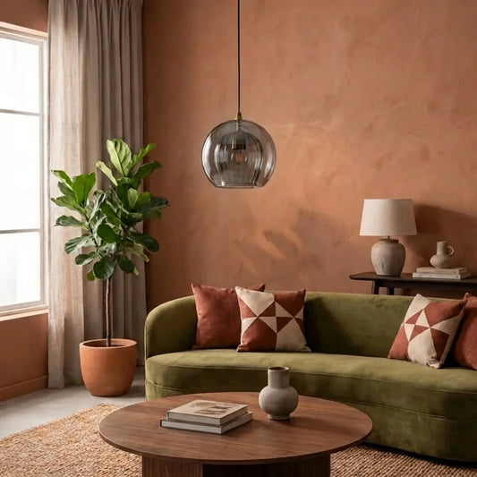Glass Pendant Light with Multiple Size Options