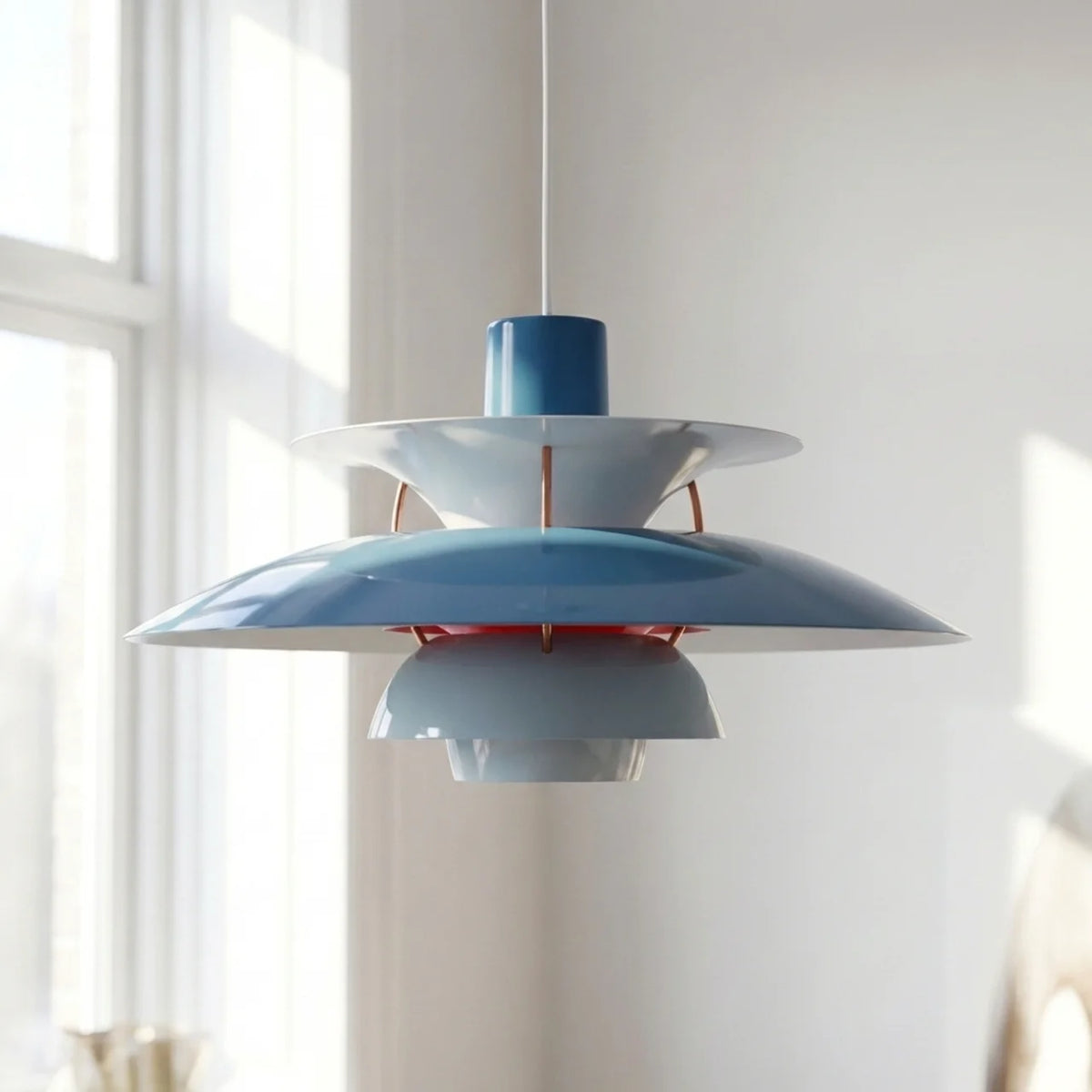 Danish Modern Layered Pendant Lighting