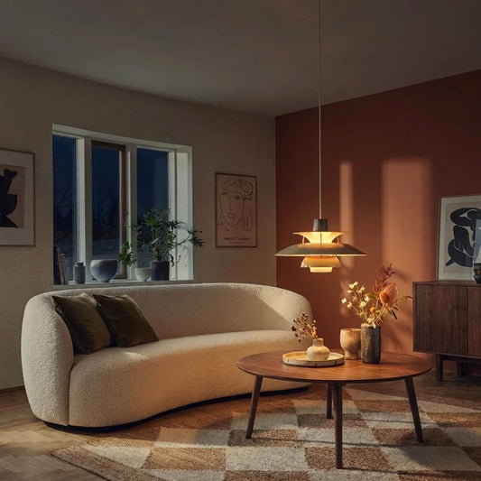 Danish Modern Layered Pendant Lighting