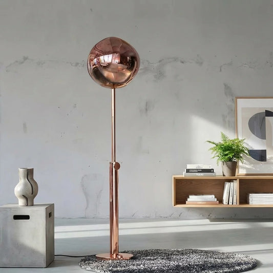 Fluidic Blown Glass Effect Floor Lamp