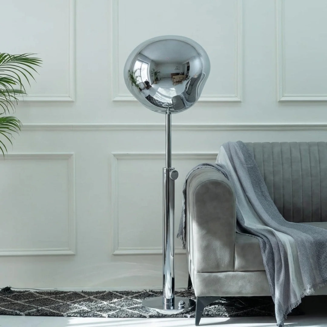 Fluidic Blown Glass Effect Floor Lamp