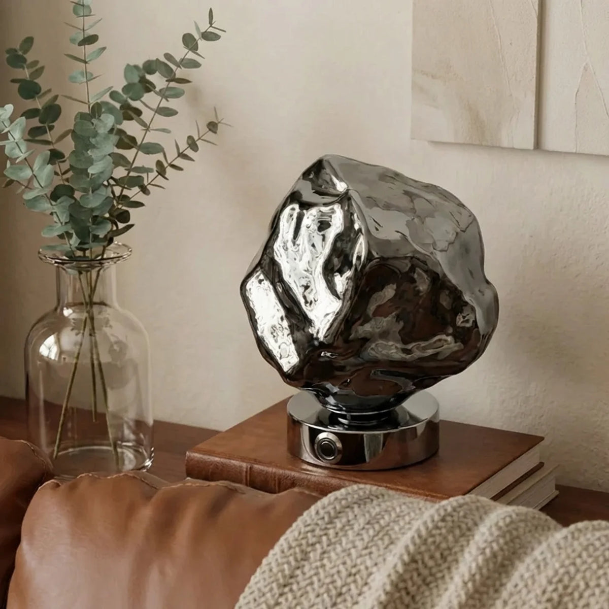 Organic Lava Glass Table Lamp