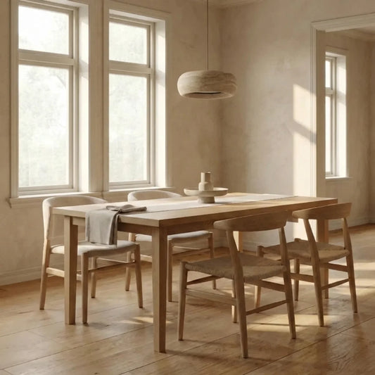 Travertine Pendant Light with Integrated LED