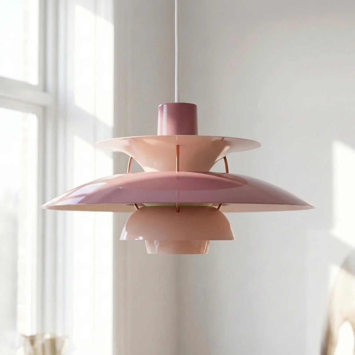 Danish Modern Layered Pendant Lighting