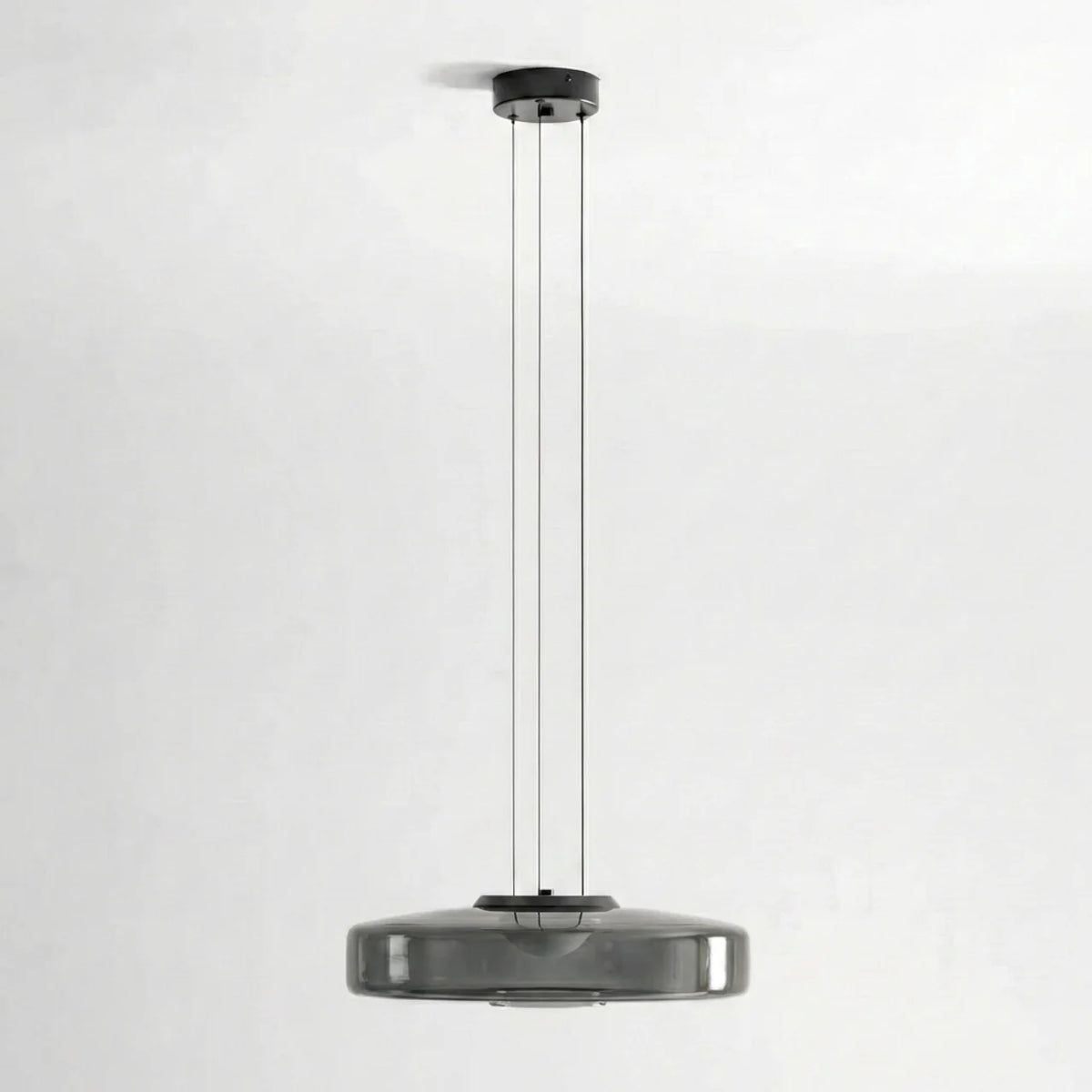 Tiered Glass Pendant Light with Integrated LED, Bauhaus Style