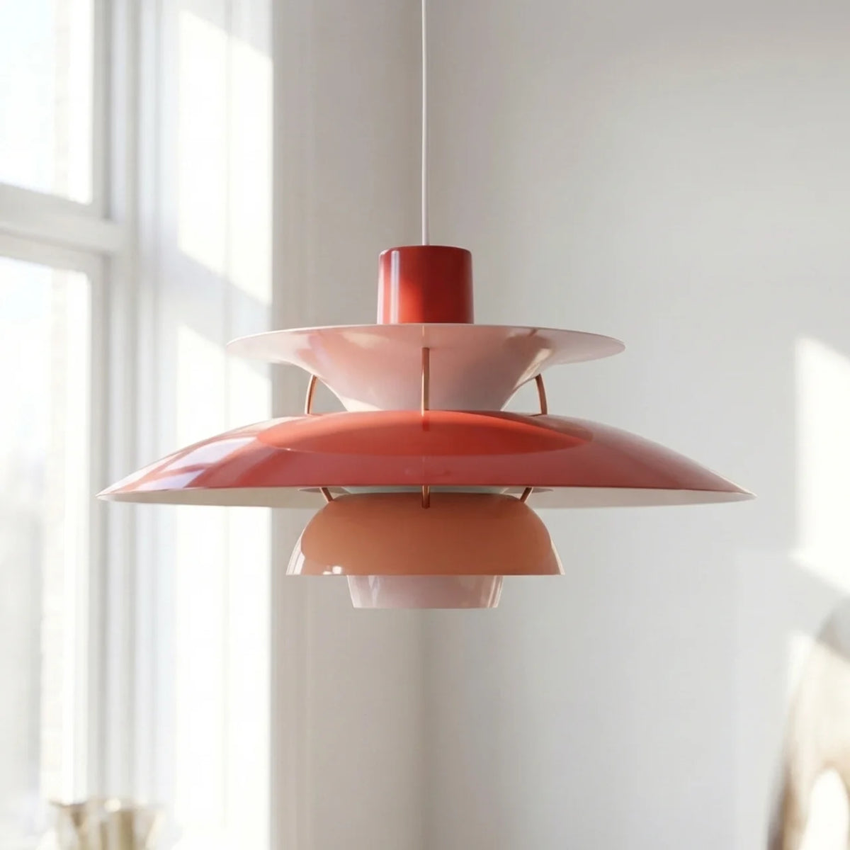 Danish Modern Layered Pendant Lighting