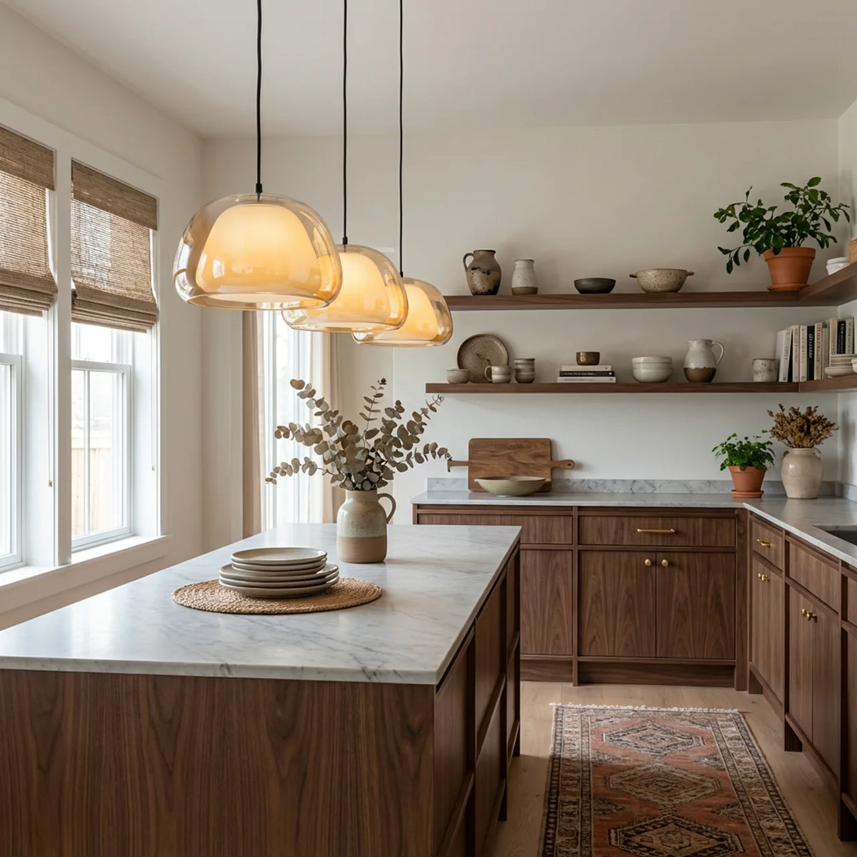 Glass Dome Ceiling Pendant Light