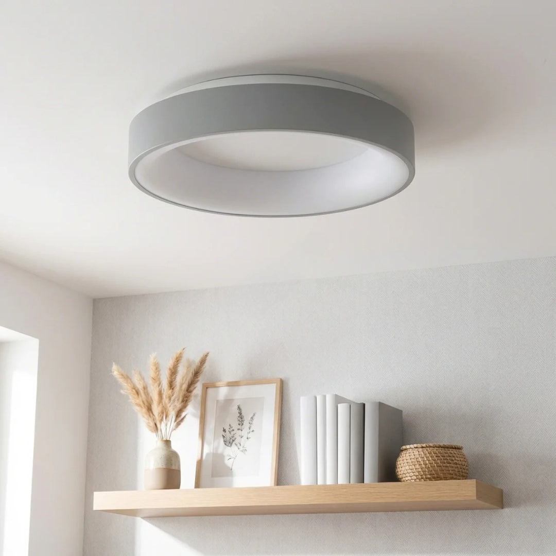 Flush Mount Ceiling Light Hollow Centre LED Design