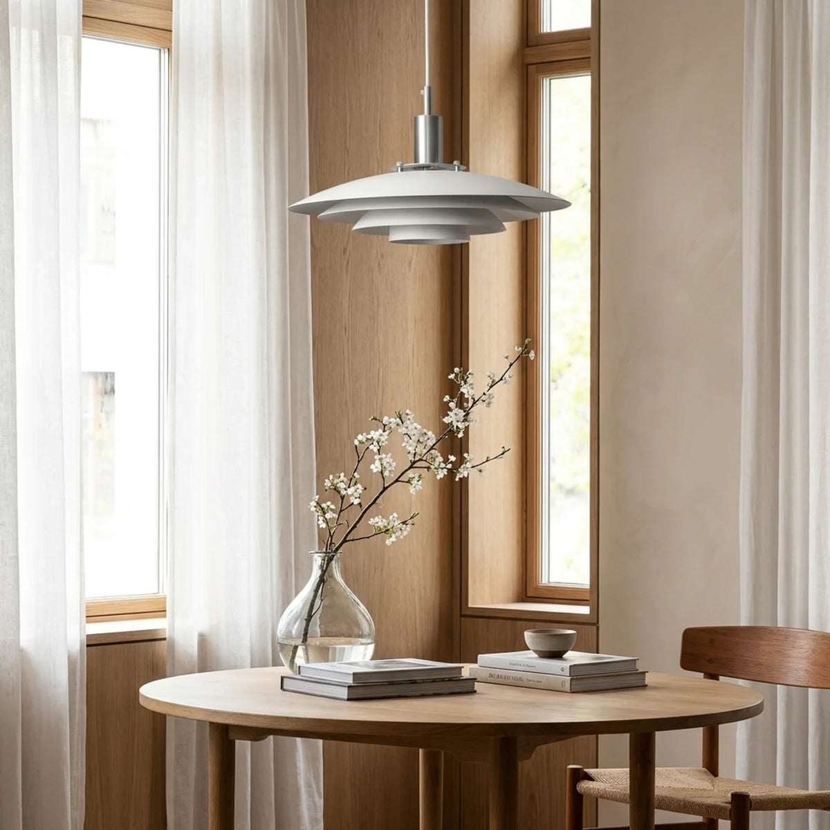 Danish Modern Multi-Layer Pendant Lighting