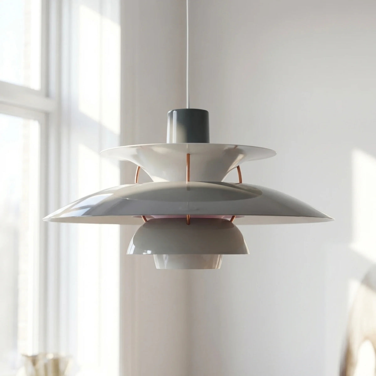 Danish Modern Layered Pendant Lighting