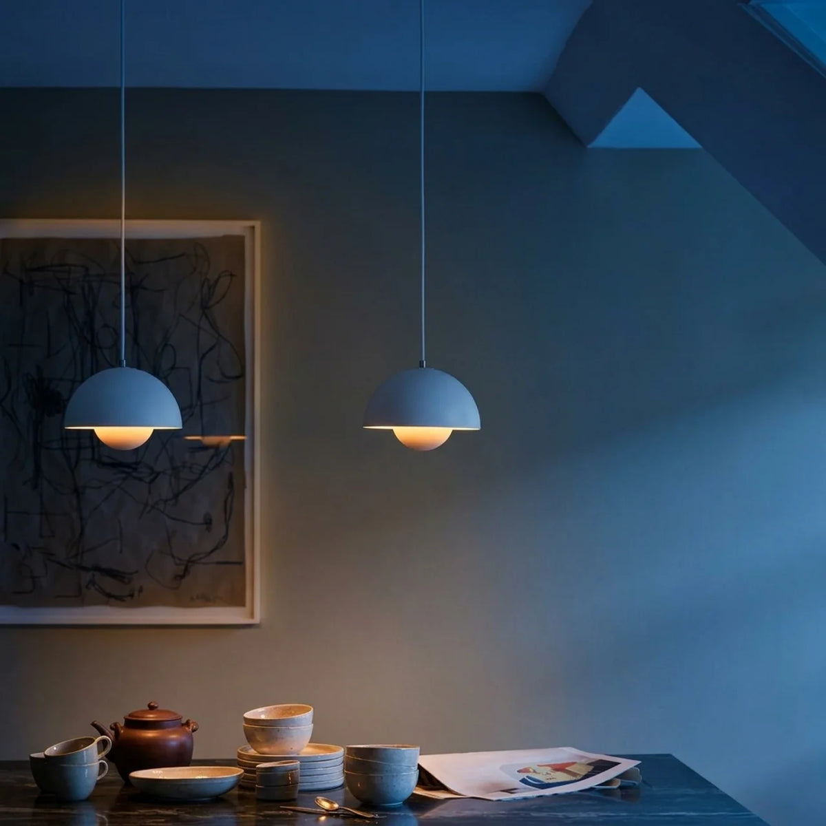 Danish Modern Soft-Form Pendant Lighting