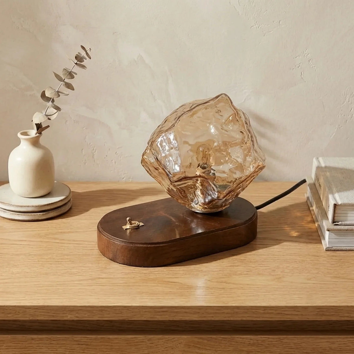 Organic Glass Table Lamp