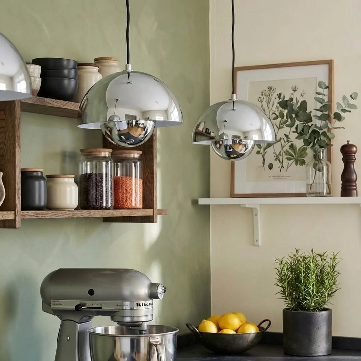 Danish Modern Soft-Form Pendant Lighting