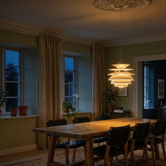 Danish Modern Glare-Control Pendant Lighting